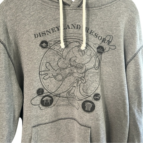 Disneyland Resort Gray Mickey Hoodie Disney Parks - Men’s Large - Picture 2 of 6